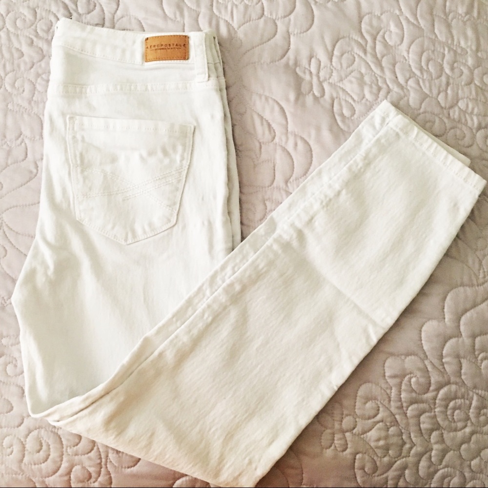 White Jean Pants